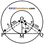 RBSE Solutions for Class 10 Maths Chapter 13 वृत्त एवं स्पर्श रेखा Ex 13.1 1