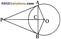 RBSE Solutions for Class 10 Maths Chapter 13 वृत्त एवं स्पर्श रेखा Ex 13.1 11