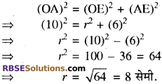 RBSE Solutions for Class 10 Maths Chapter 13 वृत्त एवं स्पर्श रेखा Ex 13.1 8
