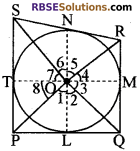RBSE Solutions for Class 10 Maths Chapter 13 वृत्त एवं स्पर्श रेखा Ex 13.1 9