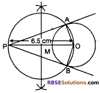 RBSE Solutions for Class 10 Maths Chapter 14 Constructions Additional Questions 6