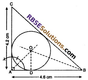 RBSE Solutions for Class 10 Maths Chapter 14 Constructions Ex 14.2 2