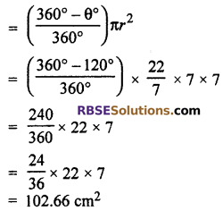RBSE Solutions for Class 10 Maths Chapter 15 Circumference and Area of a Circle Additional Questions 11