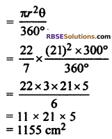RBSE Solutions for Class 10 Maths Chapter 15 Circumference and Area of a Circle Additional Questions 15
