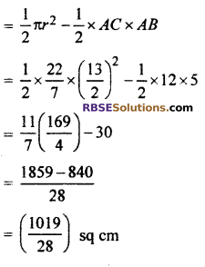 RBSE Solutions for Class 10 Maths Chapter 15 Circumference and Area of a Circle Additional Questions 21