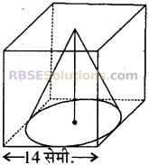 RBSE Solutions for Class 10 Maths Chapter 16 पृष्ठीय क्षेत्रफल एवं आयतन Ex 16.3 16