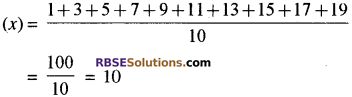 RBSE Solutions for Class 10 Maths Chapter 17 केन्द्रीय प्रवृत्ति के माप Additional Questions 6