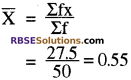 RBSE Solutions for Class 10 Maths Chapter 17 केन्द्रीय प्रवृत्ति के माप Ex 17.2 3