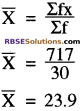 RBSE Solutions for Class 10 Maths Chapter 17 केन्द्रीय प्रवृत्ति के माप Ex 17.2 5