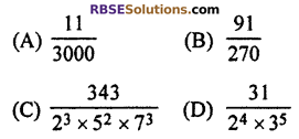 RBSE Solutions for Class 10 Maths Chapter 2 Real Numbers Additional Questions MCQ 3