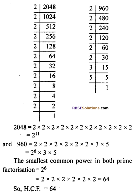 RBSE Solutions for Class 10 Maths Chapter 2 Real Numbers Miscellaneous Exercise Q15