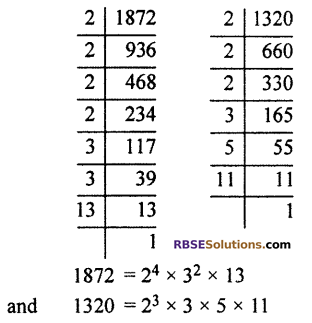 RBSE Solutions for Class 10 Maths Chapter 2 Real Numbers Miscellaneous Exercise Q18