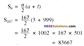 RBSE Solutions for Class 10 Maths Chapter 5 समान्तर श्रेढ़ी Ex 5.3 13