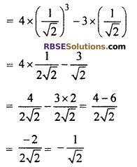 RBSE Solutions for Class 10 Maths Chapter 6 Trigonometric Ratios Additional Questions 8