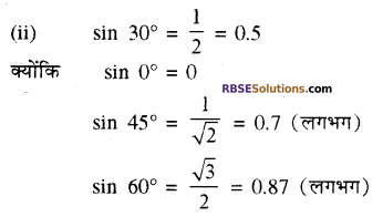 RBSE Solutions for Class 10 Maths Chapter 6 त्रिकोणमितीय अनुपात Additional Questions 42