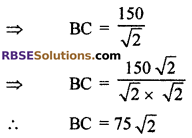 RBSE Solutions for Class 10 Maths Chapter 8 Height and Distance Miscellaneous Exercise 6