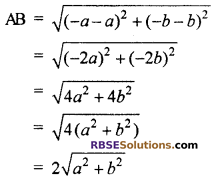 RBSE Solutions for Class 10 Maths Chapter 9 Co-ordinate Geometry Additional Questions 18