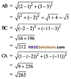 RBSE Solutions for Class 10 Maths Chapter 9 Co-ordinate Geometry Additional Questions 19
