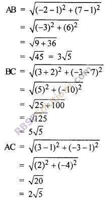 RBSE Solutions for Class 10 Maths Chapter 9 Co-ordinate Geometry Additional Questions 33