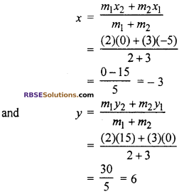 RBSE Solutions for Class 10 Maths Chapter 9 Co-ordinate Geometry Additional Questions 35