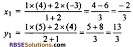 RBSE Solutions for Class 10 Maths Chapter 9 Co-ordinate Geometry Additional Questions 40