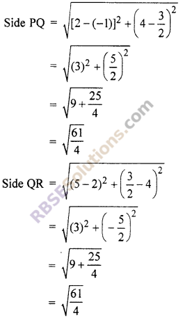 RBSE Solutions for Class 10 Maths Chapter 9 Co-ordinate Geometry Additional Questions 49
