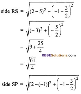 RBSE Solutions for Class 10 Maths Chapter 9 Co-ordinate Geometry Additional Questions 50