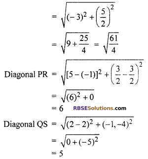 RBSE Solutions for Class 10 Maths Chapter 9 Co-ordinate Geometry Additional Questions 51