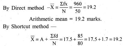 RBSE Solutions for Class 11 Economics Chapter 8 Arithmetic Mean 4
