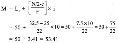 RBSE Solutions for Class 11 Economics Chapter 9 Median 22