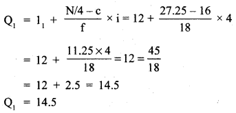 RBSE Solutions for Class 11 Economics Chapter 9 Median 38