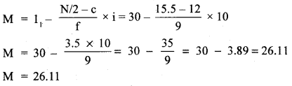RBSE Solutions for Class 11 Economics Chapter 9 Median 50