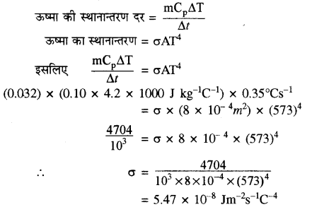 RBSE Solutions for Class 11 Physics Chapter 12 ऊष्मीय गुण 22