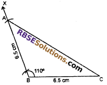 RBSE Solutions for Class 7 Maths Chapter 10 Construction of Triangles In Text Exercise - 5