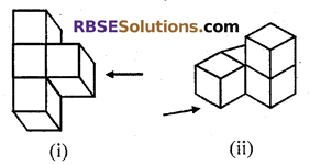 RBSE Solutions for Class 7 Maths Chapter 12 Visualizing Solid Shapes Additional Questions - 15