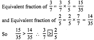 RBSE Solutions for Class 7 Maths Chapter 2 Fractions and Decimal Numbers Ex 2.1 Q2a
