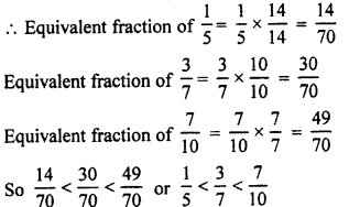 RBSE Solutions for Class 7 Maths Chapter 2 Fractions and Decimal Numbers Ex 2.1 Q3a