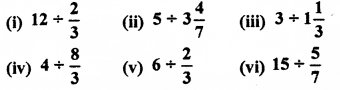 RBSE Solutions for Class 7 Maths Chapter 2 Fractions and Decimal Numbers Ex 2.3 Q1