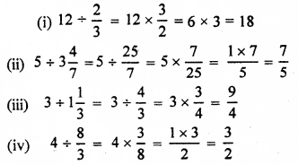 RBSE Solutions for Class 7 Maths Chapter 2 Fractions and Decimal Numbers Ex 2.3 Q1a