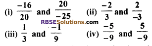 RBSE Solutions for Class 7 Maths Chapter 4 Rational Numbers Additional Questions 14