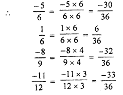 RBSE Solutions for Class 7 Maths Chapter 4 Rational Numbers Ex 4.1 10c