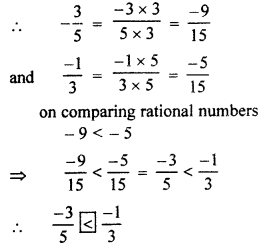 RBSE Solutions for Class 7 Maths Chapter 4 Rational Numbers Ex 4.1 6b