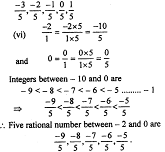 RBSE Solutions for Class 7 Maths Chapter 4 Rational Numbers Ex 4.1 7i