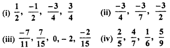 RBSE Solutions for Class 7 Maths Chapter 4 Rational Numbers Ex 4.1 9