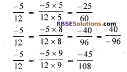 RBSE Solutions for Class 7 Maths Chapter 4 Rational Numbers Ex 4.1 img 6