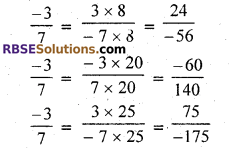 RBSE Solutions for Class 7 Maths Chapter 4 Rational Numbers Ex 4.1 img 7