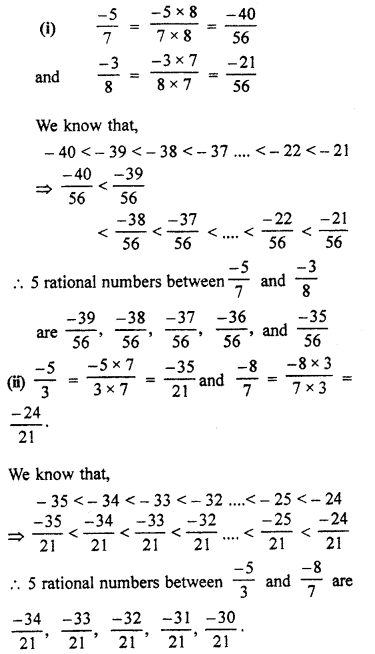 RBSE Solutions for Class 7 Maths Chapter 4 Rational Numbers In Text Exercise Q57