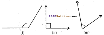 RBSE Solutions for Class 7 Maths Chapter 7 Lines and Angles In Text Exercise - 1
