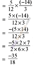 RBSE Solutions for Class 8 Maths Chapter 1 Rational Numbers Additional Questions 12