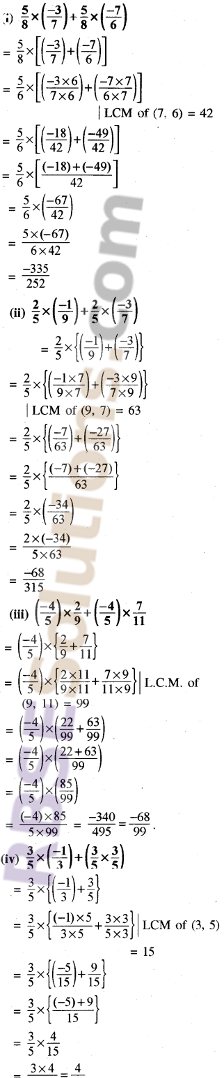 RBSE Solutions for Class 8 Maths Chapter 1 Rational Numbers In Text Exercise 35